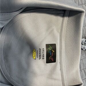 Greg Norman (The Shark) Gray Polo Shirt 4XL